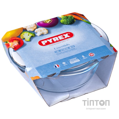 Каструля с/к PYREX ESSENTIALS кругл. 1,1л+0,3л упак (207A000/7143)