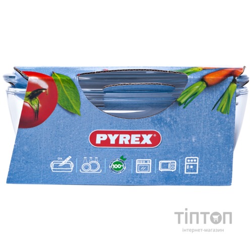 Каструля с/к PYREX ESSENTIALS кругл. 1,1л+0,3л упак (207A000/7143)