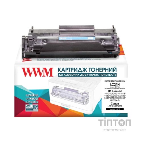 Катридж WWM Картридж WWM для HP LJ 1010/1012/1015/1020/1022