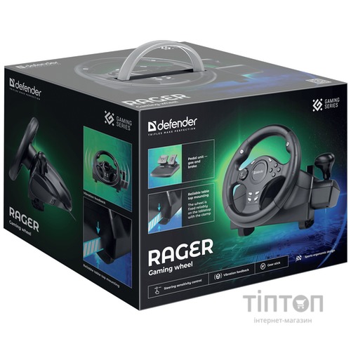 Кермо Defender Rager PC/PS/Xbox/Switch Black (64067)