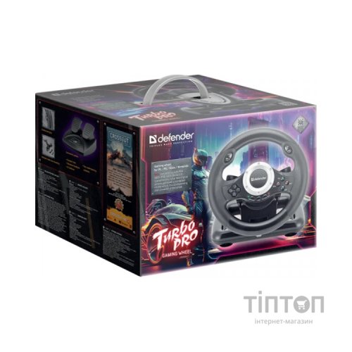 Кермо Defender Turbo Pro for PC/PS3/PS4/Xbox USB (64291)