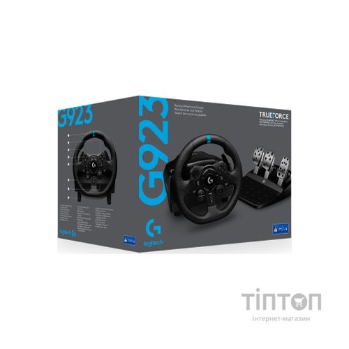 Кермо Logitech G923 Racing Wheel and Pedals for PS4 and PC (941-000149)