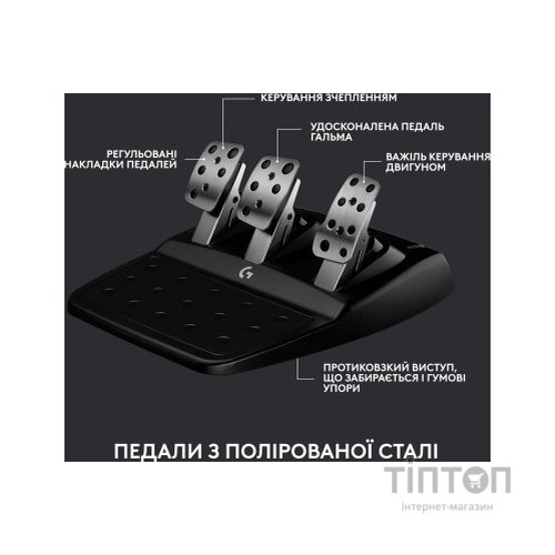 Кермо Logitech G923 Racing Wheel and Pedals for Xbox One and PC Black (941-000158)