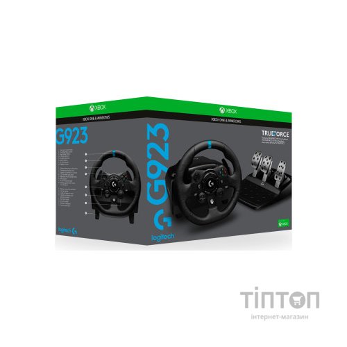 Кермо Logitech G923 Racing Wheel and Pedals for Xbox One and PC Black (941-000158)