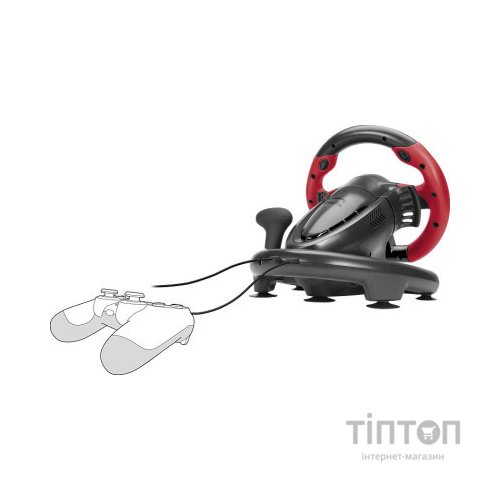 Кермо Speedlink Trailblazer Racing Wheel PC/Xbox One/PS3/PS4 Black/Red (SL-450500-BK)