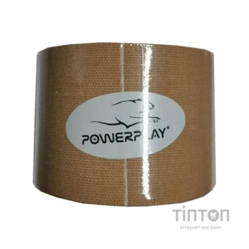 Кінезіо тейп PowerPlay 4315 Beige 5cм х 5м (PP_4315_Beige)