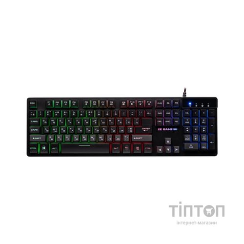 Клавіатура 2E Gaming KG280 LED Ukr USB Black (2E-KG280UB)