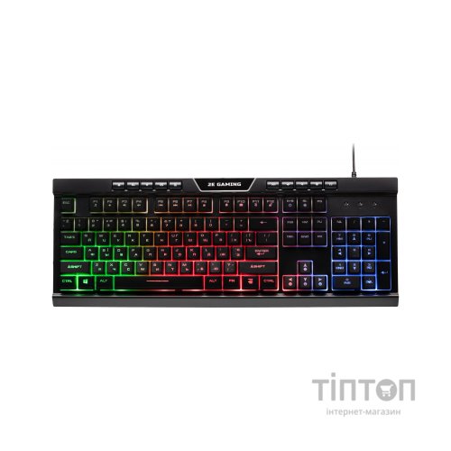 Клавіатура 2E GAMING KG300 LED USB Black (2E-KG300UB)