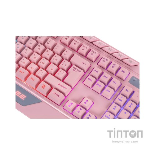 Клавіатура 2E Gaming KG315 RGB USB UA Pink (2E-KG315UPK)
