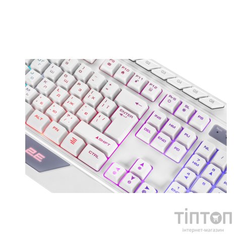 Клавіатура 2E Gaming KG315 RGB USB UA White (2E-KG315UWT)