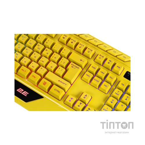 Клавіатура 2E Gaming KG315 RGB USB UA Yellow (2E-KG315UYW)