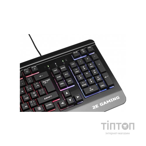 Клавіатура 2E KG320 LED USB Black Ukr (2E-KG320UB)