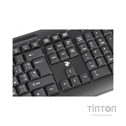 Клавіатура 2E KM1040 USB Black (2E-KM1040UB)
