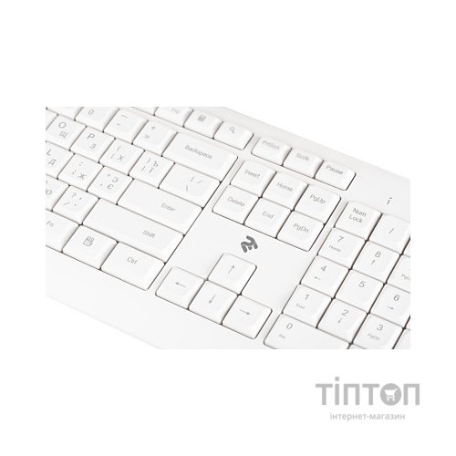 Клавіатура 2E KS220 Wireless White (2E-KS220WW)