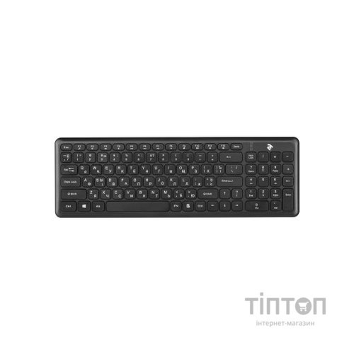 Клавіатура 2E KS230 Slim Wireless Black (2E-KS230WB)