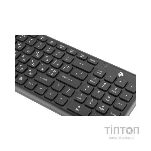 Клавіатура 2E KS230 Slim Wireless Black (2E-KS230WB)