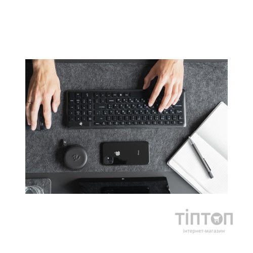 Клавіатура 2E KS230 Slim Wireless Black (2E-KS230WB)