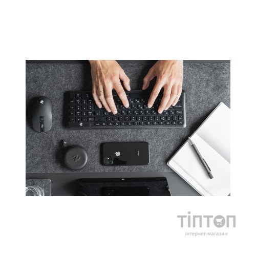 Клавіатура 2E KS230 Slim Wireless Black (2E-KS230WB)