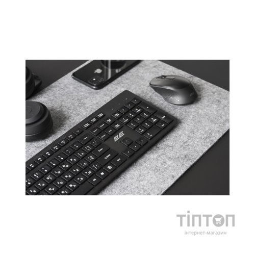 Клавіатура 2E KS260 Wireless Black (2E-KS260WB)