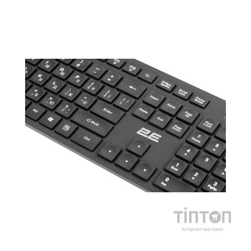 Клавіатура 2E KS260 Wireless Black (2E-KS260WB)