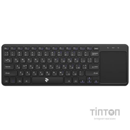 Клавіатура 2E KT100 Touch Wireless Black (2E-KT100WB)