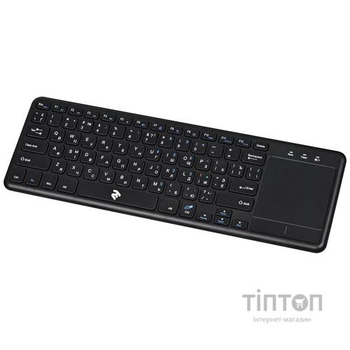 Клавіатура 2E KT100 Touch Wireless Black (2E-KT100WB)