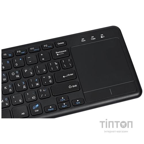 Клавіатура 2E KT100 Touch Wireless Black (2E-KT100WB)