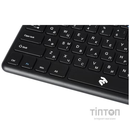 Клавіатура 2E KT100 Touch Wireless Black (2E-KT100WB)