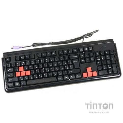 Клавіатура A4-Tech G-300 чорна, PS/2