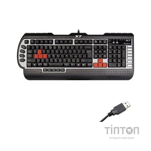 Клавіатура A4-Тech G800V чорна, USB
