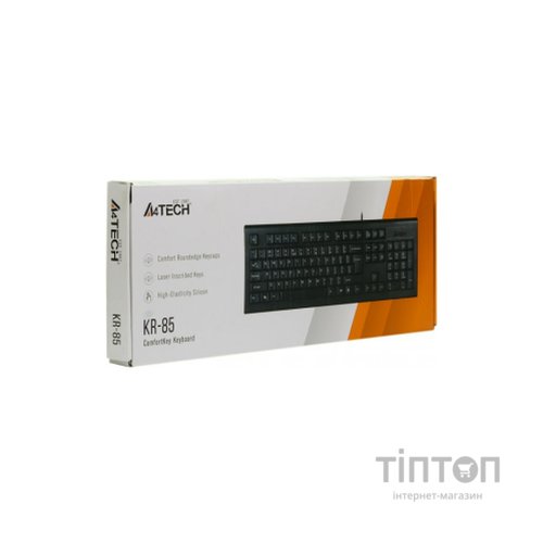 Клавіатура A4-Tech KR-85 чорна, PS/2