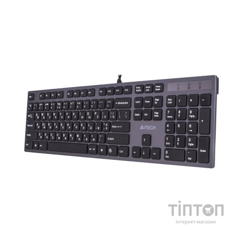 Клавіатура A4-Tech KV-300H сіра, USB