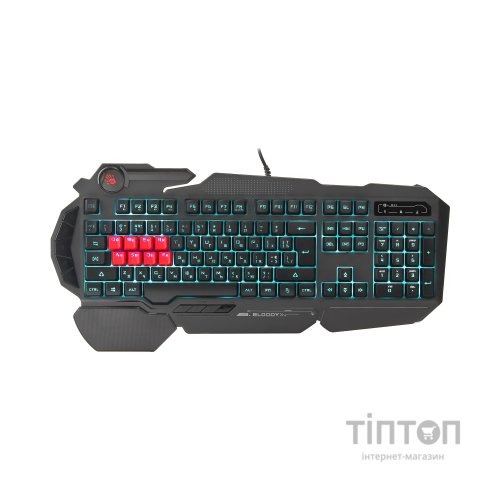 Клавіатура A4Tech Bloody B318 Black USB Black (Bloody B318 Black LK Black)
