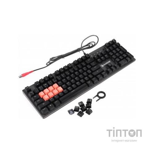 Клавіатура A4Tech Bloody B760 Green Sw Black