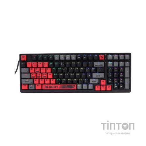 Клавіатура A4Tech Bloody S98 RGB BLMS Red Switch USB Sports Red (Bloody S98 Sports Red)