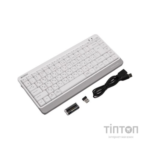 Клавіатура A4Tech FBK11 Wireless White