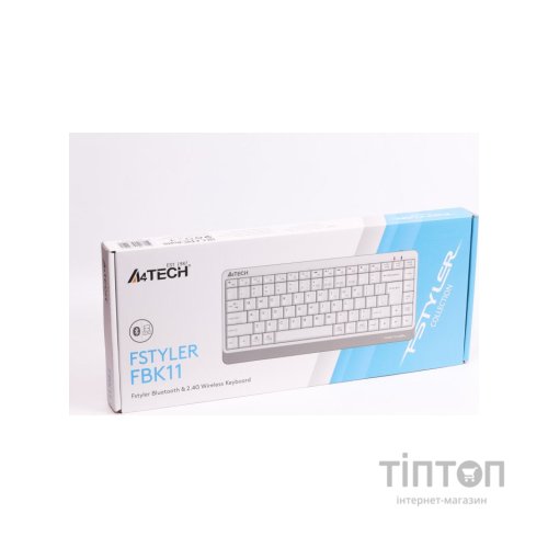 Клавіатура A4Tech FBK11 Wireless White