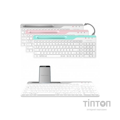 Клавіатура A4Tech FBK25 Wireless White