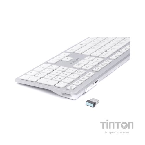 Клавіатура A4Tech FBX50C USB/Bluetooth White (FBX50C White)