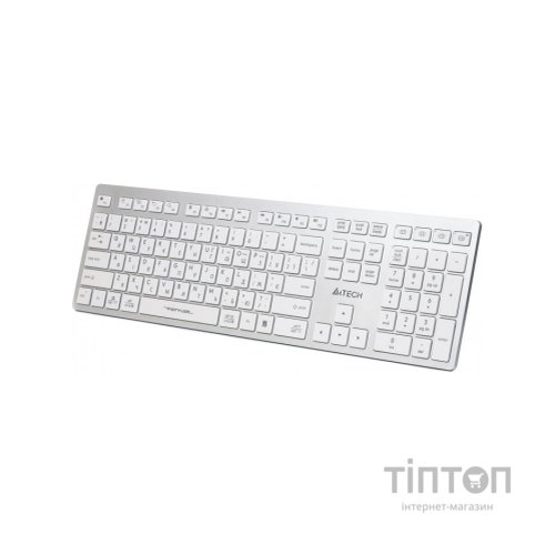 Клавіатура A4Tech FBX50C USB/Bluetooth White (FBX50C White)