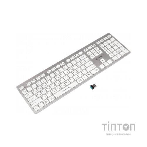 Клавіатура A4Tech FBX50C USB/Bluetooth White (FBX50C White)
