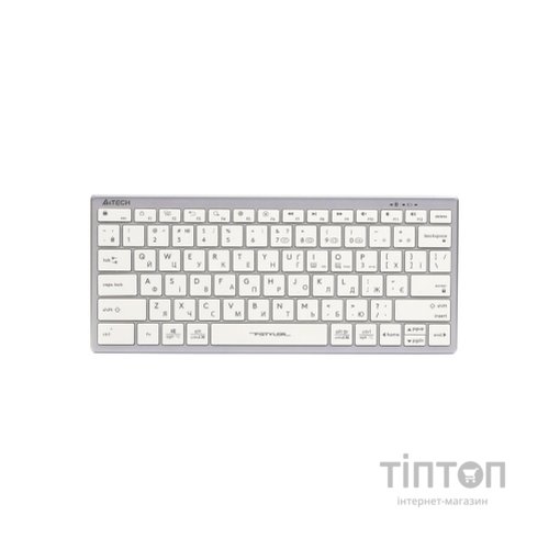 Клавіатура A4Tech FBX51C Wireless/Bluetooth White (FBX51C White)