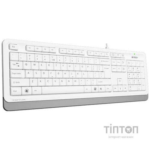 Клавіатура A4Tech FK10 Ukr White