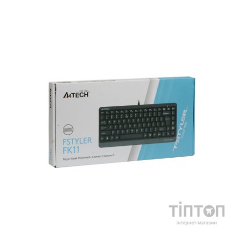 Клавіатура A4Tech FK11 Fstyler Compact Size USB Grey (FK11 USB (Grey))