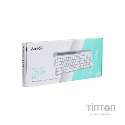 Клавіатура A4Tech FK25 USB White