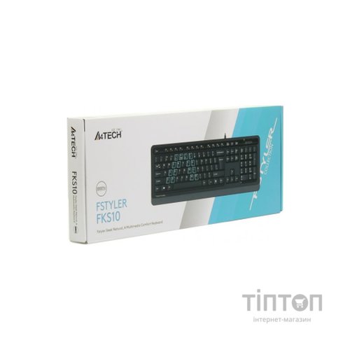 Клавіатура A4Tech FKS10 USB Grey