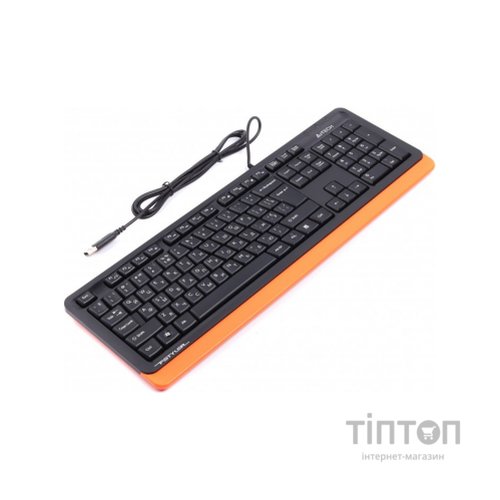 Клавіатура A4Tech FKS10 USB Orange