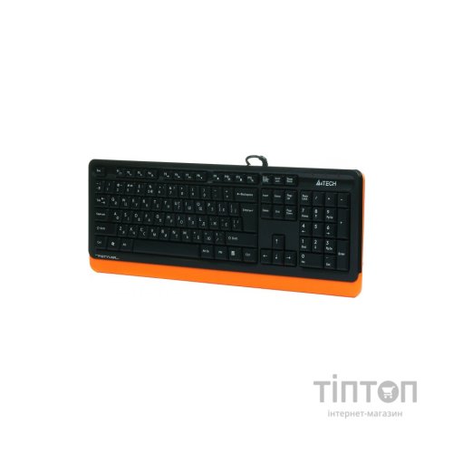 Клавіатура A4Tech FKS10 USB Orange