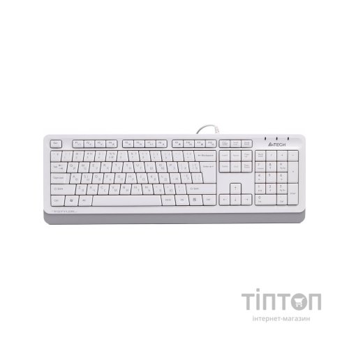 Клавіатура A4Tech FKS10 USB White
