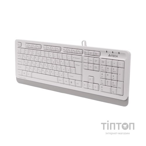 Клавіатура A4Tech FKS10 USB White